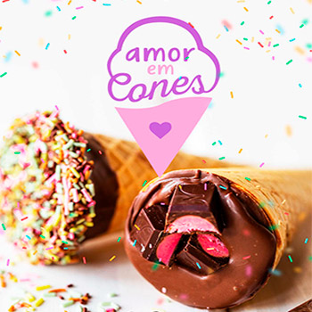 Cones trufados
