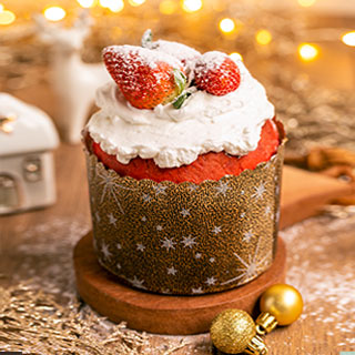 Panetone decorado
